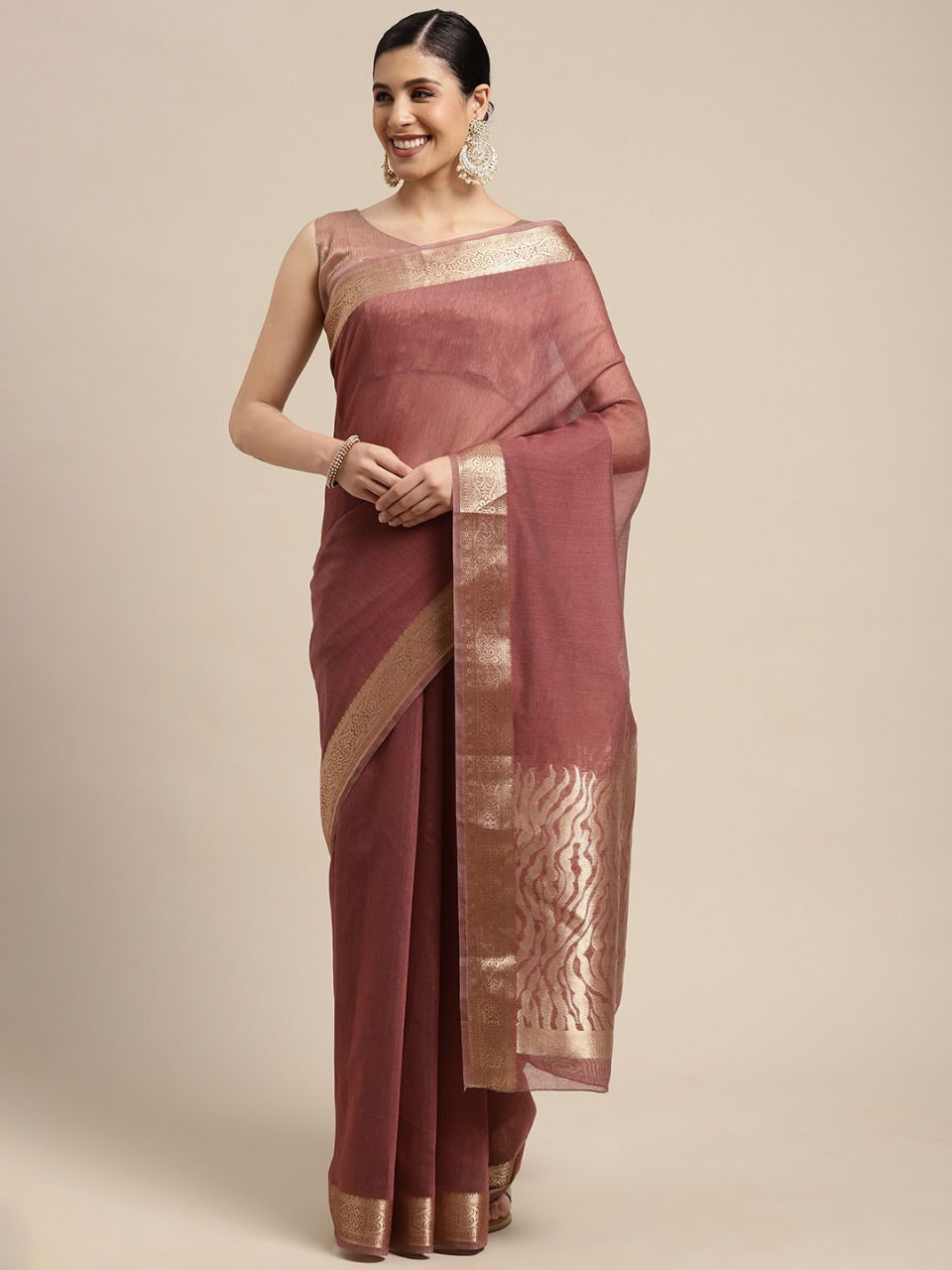 Sidnaz 8 New Exclusive Wear Linen Woven Designer Saree Collection